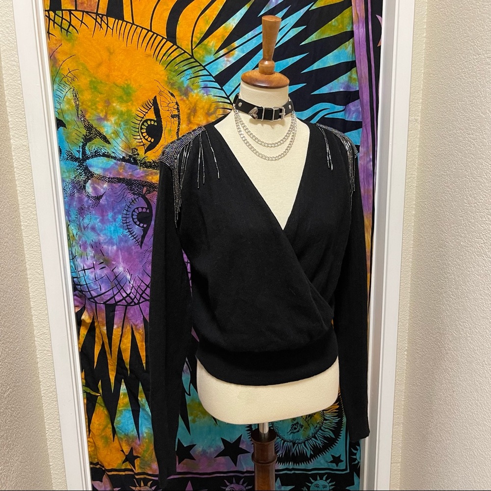 🌈 Lovely Vintage Angora Wool blouse - Picture 4 of 13